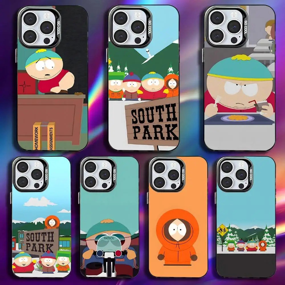 TP-1 การ์ตูน S-South Park เคสโทรศัพท์สําหรับ iPhone 16, 17,15,14,13,12,11,Pro,Max,Plus,Mini,XS,SE An