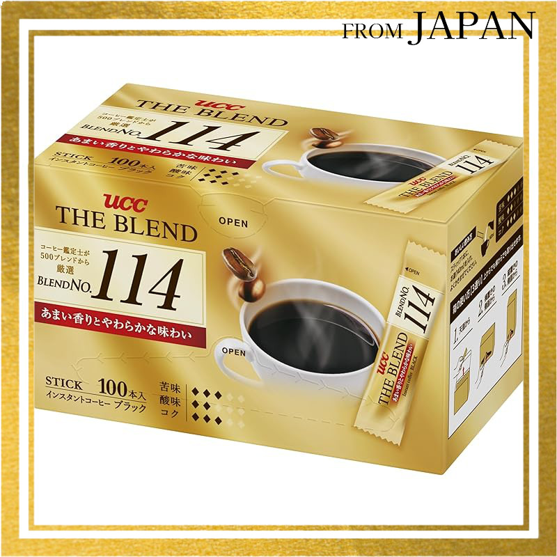 The Blend UCC 114 Stick Coffee 100 sticks [Instant Coffee] [Online Exclusive]Direct from Japan
