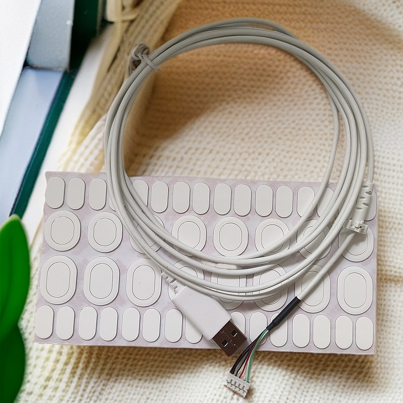 Logitech G102 Mouse Line สีขาวสีดํา DIY Logitech G102 Mouse Line G102hero Connection Line