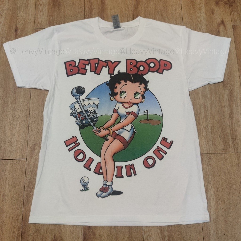 Betty Boop GOLF DTG digital printer (direct to garment) เสื้อยืดพิมพ์ลาย S-5XL
