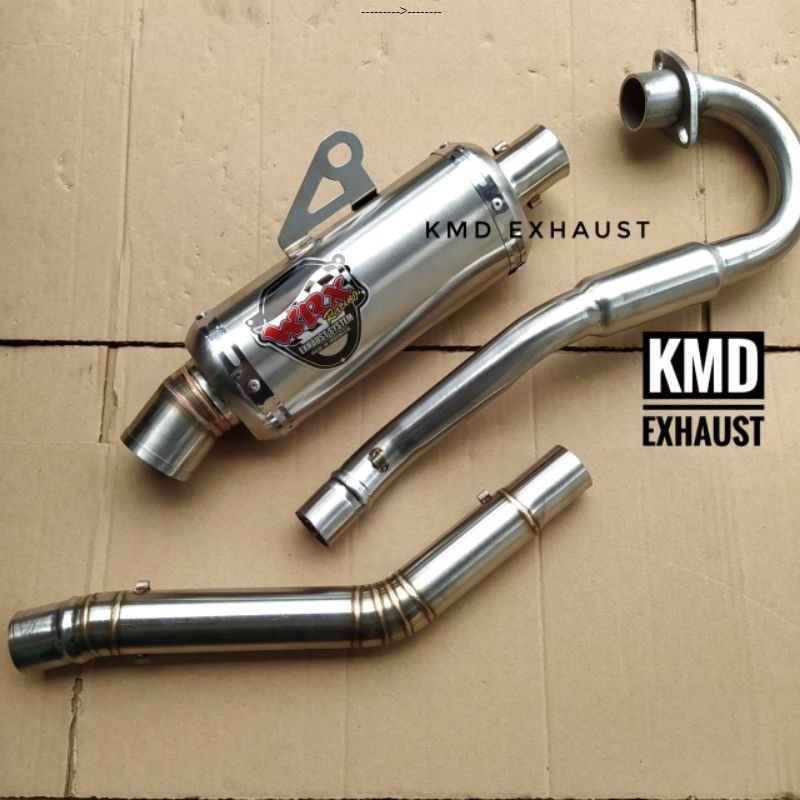 Ksr 110 สําหรับ KSR110 EXHAUST EKZOS MUFFLER ท่อ EXOS WRX RACING