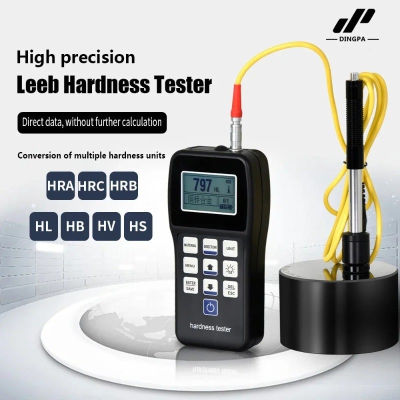 【จัดส่งภายในประเทศ】Leeb ความแข็งเครื่องทดสอบแบบพกพา Rebound Meter Durometer HLHBHRBHRCHRAHVHS สําหรับโลหะเหล็ก HAR-100
