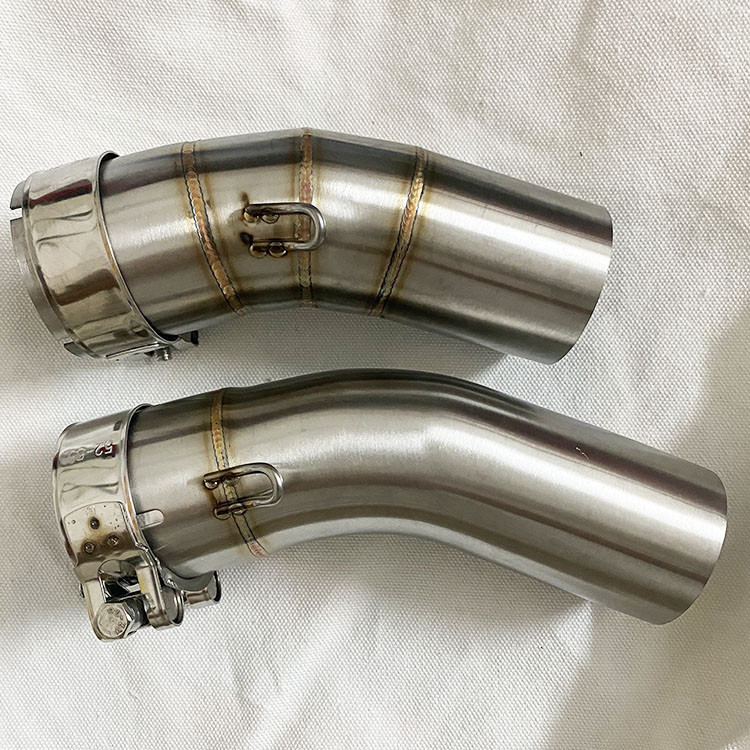 รถจักรยานยนต์ Kawasaki ZX4R ZX4RR ZX25R 2023 ท่อไอเสียกลาง Link ท่อท่อไอเสียสแตนเลส ขั้วต่อท่อกลาง