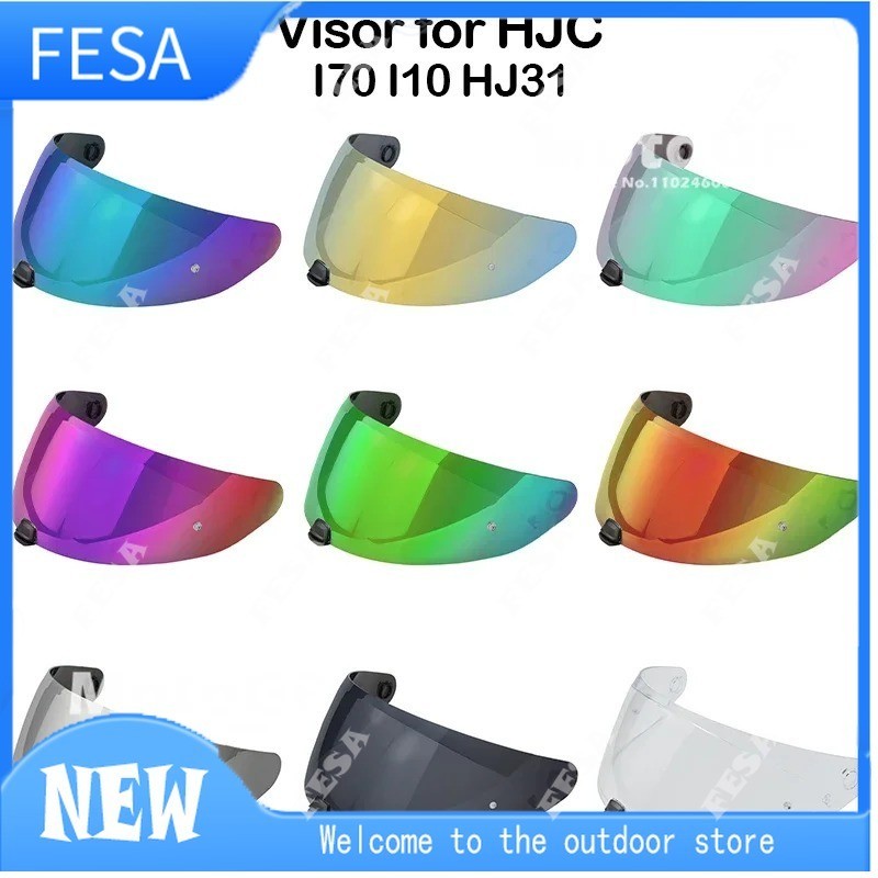 หมวกกันน็อค Visor สําหรับ HJC i70 i10 HJ-31 Motorcyle หมวกกันน็อค Sun Shield เลนส์แว่นตา Cascos Moto Visera Capacetes อุปกรณ์เสริมอะไหล่จักรยาน