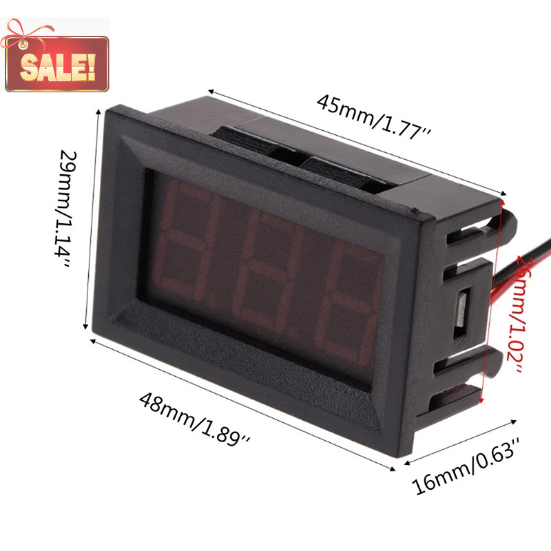 BL 0.56 in Digital Voltmeter Ammeter Panel Amp Volt Volt Volt Volt Volt Volt Volt Current Meter Test