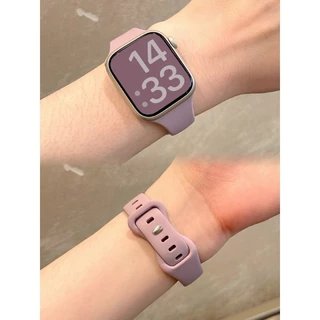 สายซิลิโคนบางสําหรับ แอปเปิล ดู วงดนตรี 44 มม. 40 มม. 45 มม. 41 พิเศษ 49 42 38 44 45 สร้อยข้อมือสําหรับ iดู ชุด 7 8 กับ 3 4 5 6