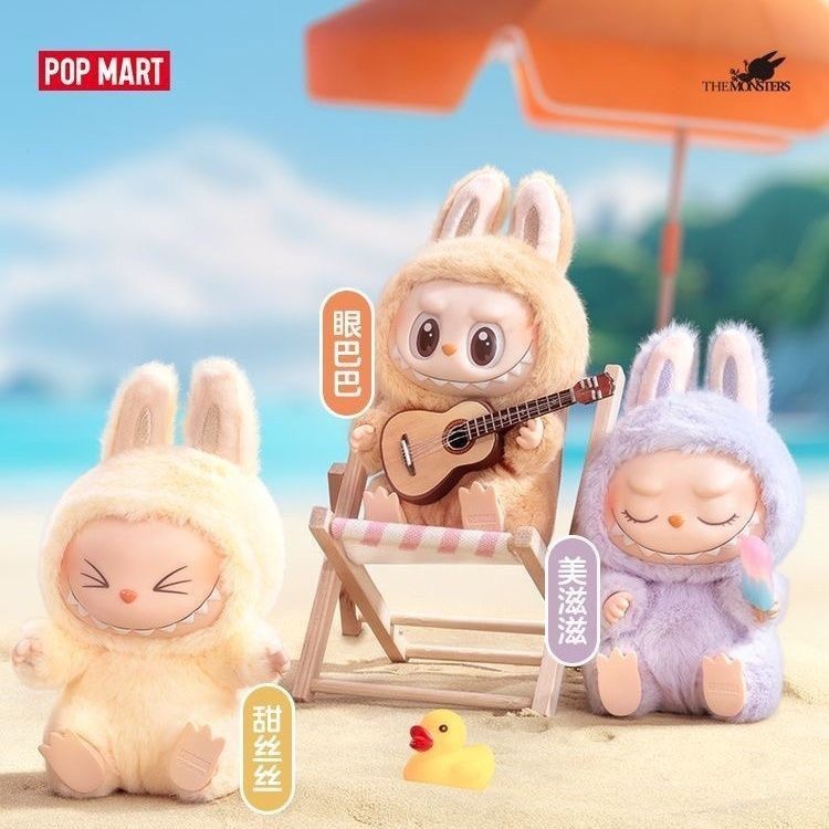 ป๊อปมาร์ทอย่างเป็นทางการของ popmart LABUBU . ตุ๊กตาของเล่นตกแต่งของขวัญวันเกิดอินเทรนด์ทํามือ