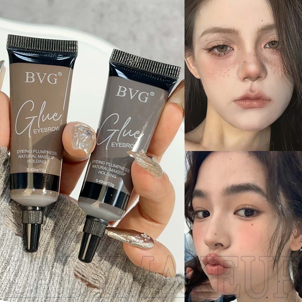 6 สี Silky กันน้ํา Eyebrow Tattoo Gel ติดทนนานธรรมชาติ Non Smudging Eyebrow Coloring ครีม Anti Sweat Brow Enhancing เครื่องสําอาง