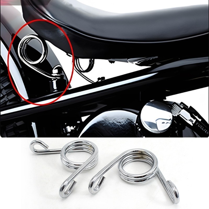 ✿ สปริงที่นั่งรถจักรยานยนต์ Mount Set 3 Torsion Type Metal Spring สําหรับรถมอเตอร์ไซด์
