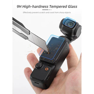 ฟิล์มกระจก HD สําหรับ DJI Osmo Pocket 3 Tempered G lass ด้านหน้าด้านหลังป้องกันหน้าจอเลนส์ฟิล์มป้องกันอุปกรณ์เสริม