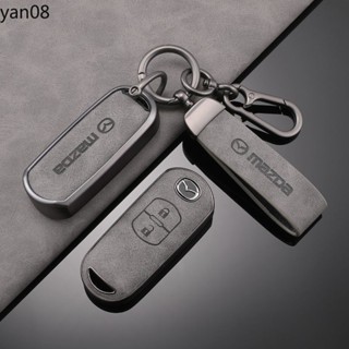 2 3 ปุ่ม TPU + หนังกุญแจรถสําหรับ Mazda 2 3 6 Atenza Axela D…