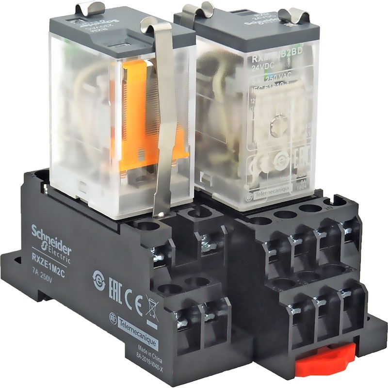 ❊Schneider Intermediate Relay Rxm2lb2bd JD Rxm4lb2p7 F7 24V 220V 8 Feet 14 Feet