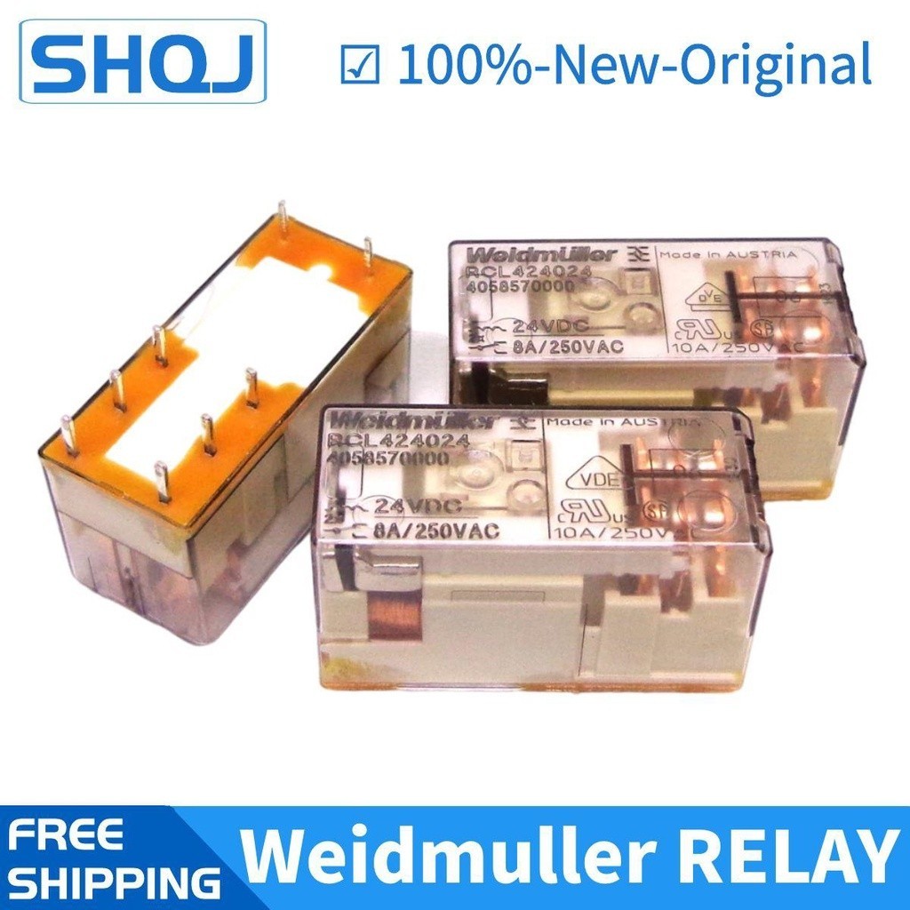 ✤10PCS Weidmuller Relay RCL424024 RCL314024 RCL114024 RCL424730 RCL114730 24VDC 230VAC Brand new and