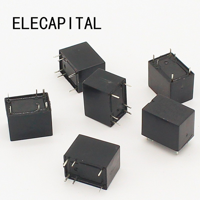 ✬20pcs Miniature PCB relay 6 pins mini relay DC 3V 5V 9V 12V JRC-21F 4100 relay switch