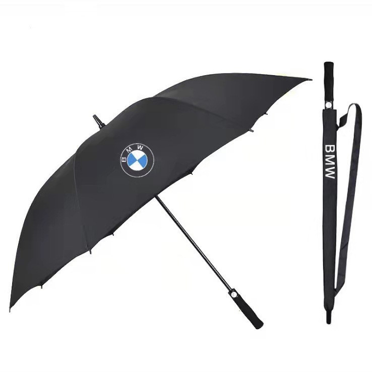 Benz Golf Umbrella ร้านค้า 4Sดั้งเดิมพิเศษสำหรับ BMWAudi รถยนต์อัตโนมัติเต็มรูปแบบโลโก้ร่ม Windproof