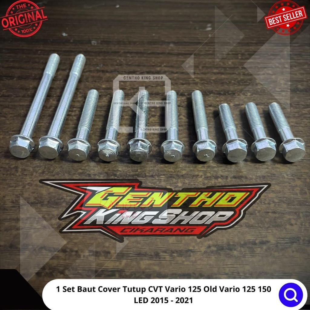 1 ชุด CVT BLOCK BOLT CVT BAK ใหม่ VARIO 125 150 ESP 2018 2021 K59J K60R T8 KEY