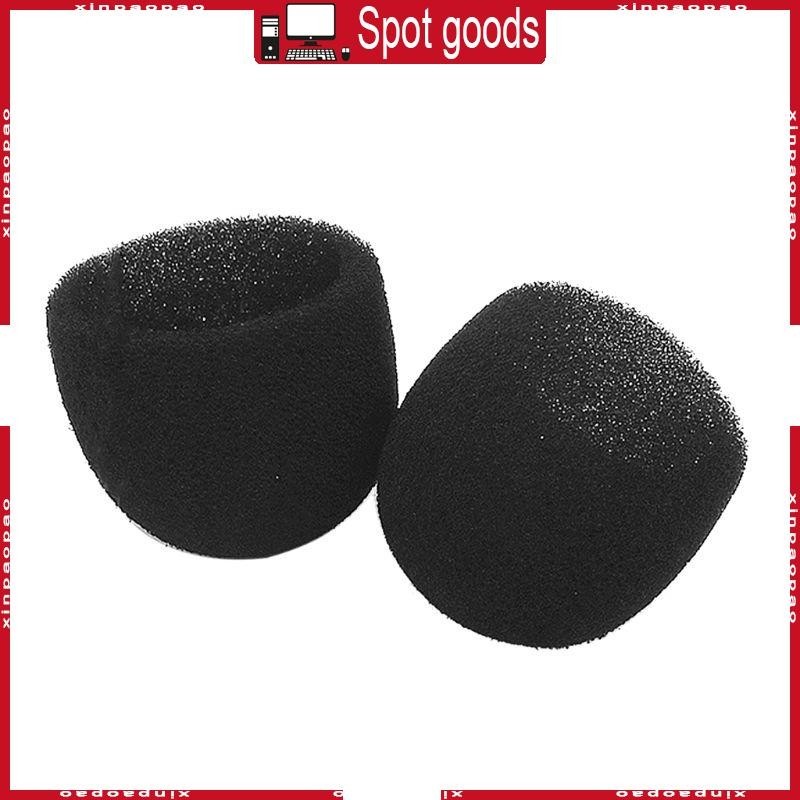 Xi สีดําทรงกลมไมโครโฟนหมวกกระจกสําหรับ SM58 SLX24 PGX24 PG58 BETA5