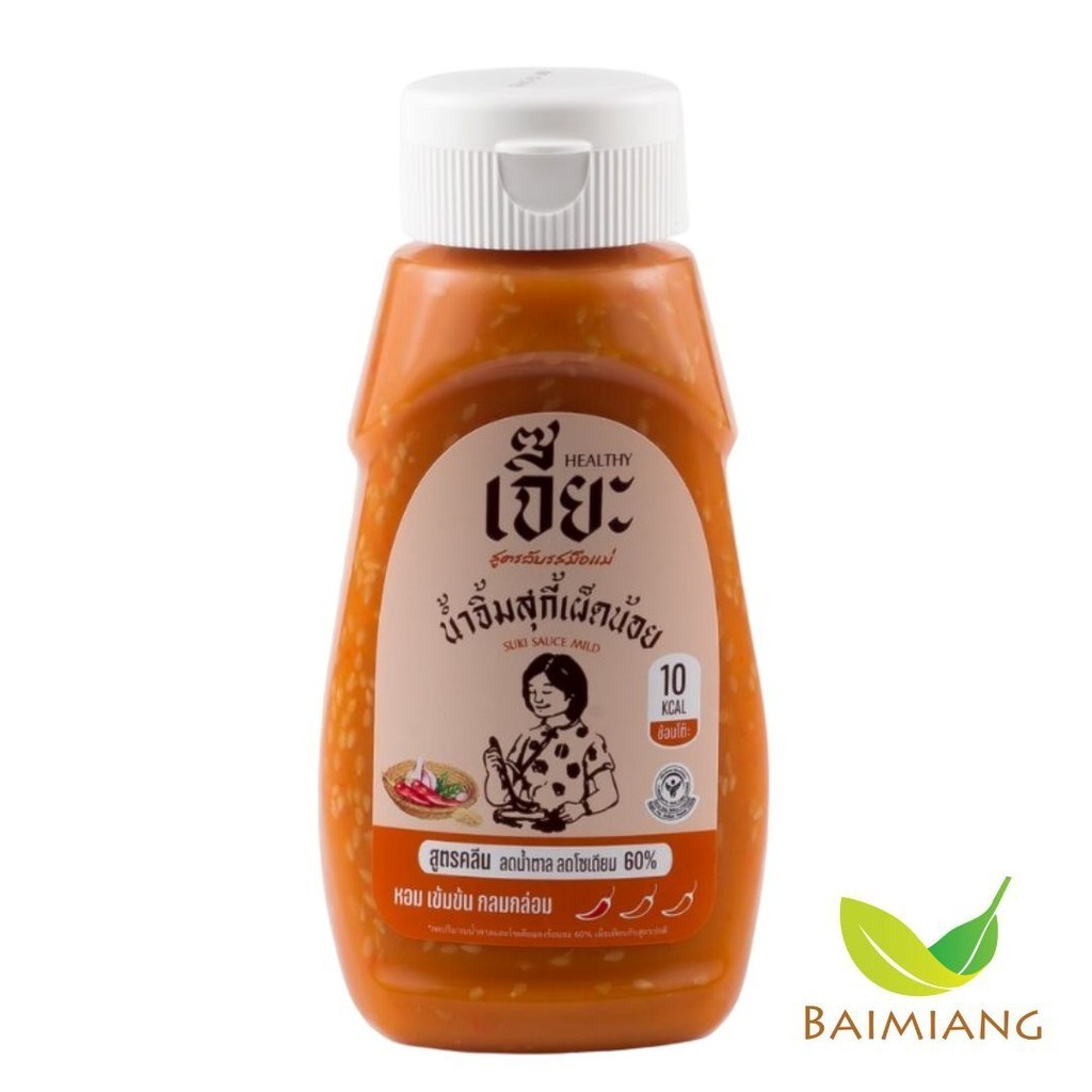 JEA น้ำจิ้มสุกี้เผ็ดน้อย สูตรคลีน[ขวดพลาสติก] ขนาด 350 g. (00151)