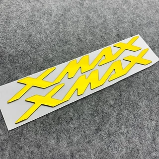 สําหรับyamaha X-MAX XMAX 125 250 300 400 ด้านข้าง 3Dสติกเกอร์สัญลักษณ์Fenderถังน้ํามันเชื้อเพลิงโลโก้Badge Decalอุปกรณ์เสริมรถจักรยานยนต์