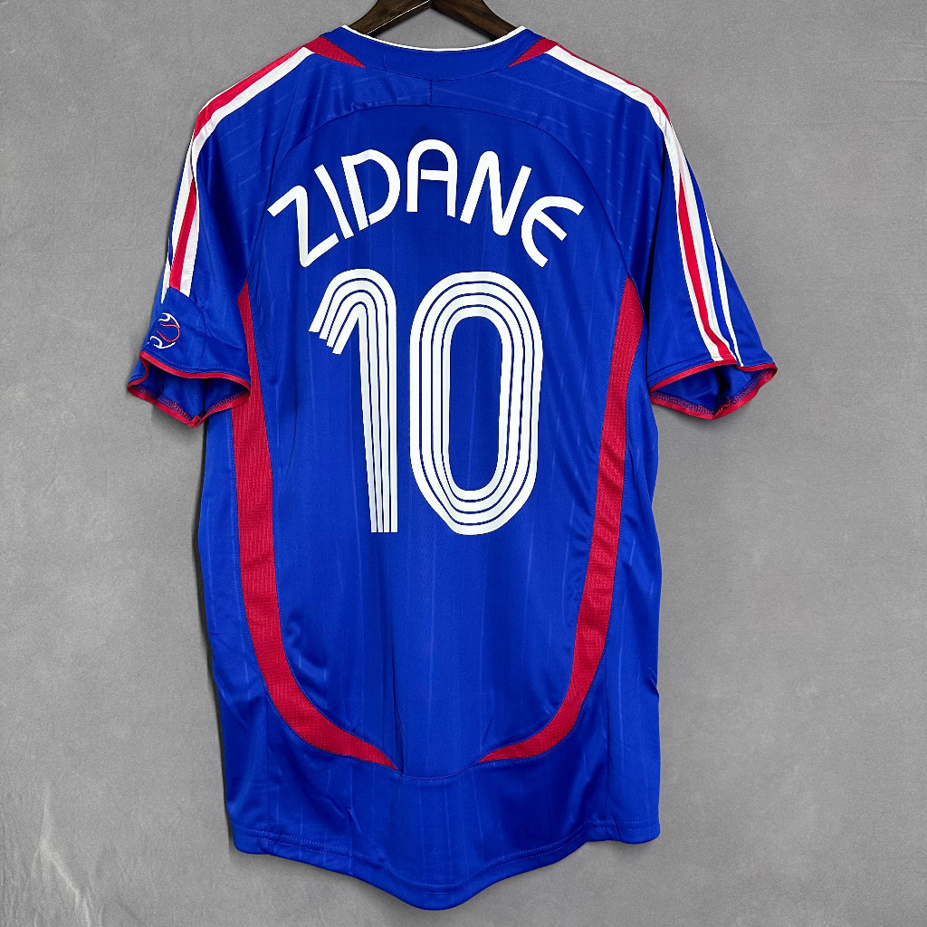 2006 Jersey Football Short Sleeves Shirt Sports ZIDANE France home Football Jersey