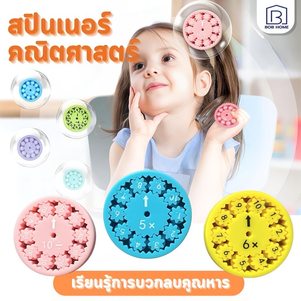 คณิตศาสตร์ math Fidget Spinners ของเล่นเพื่อการศึกษาทางคณิตศาสตร์ การดำเนินงานทางคณิตศาสตร์ เดสก์ท็อปเกมคูณคณิตศาสตร์