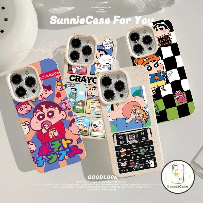 การ์ตูนดูเดิล เคส ชินจัง OPPO A18 A77 A9 A54 A58A5s A12 A38 A16K A57 A78 A17 A76 A53 A16 A3s A7 A17K A15 Reno 6 11 8T 10