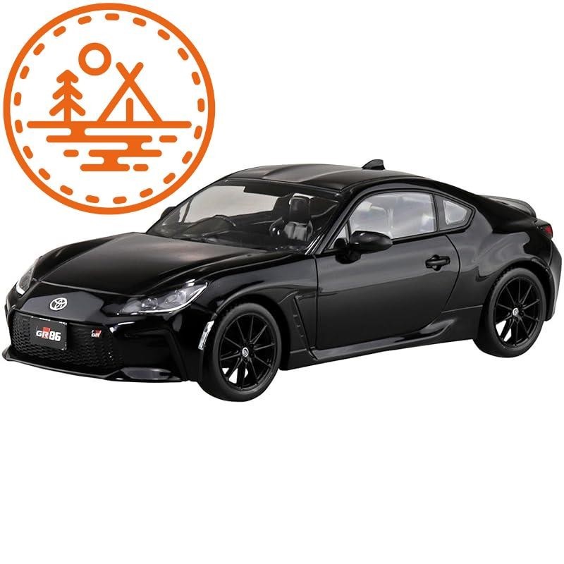 Aoshima 1/32 The Snap Kit Series No.21-C Toyota Gr86 Crystal Black Silica Colored Plastic Model Kit
