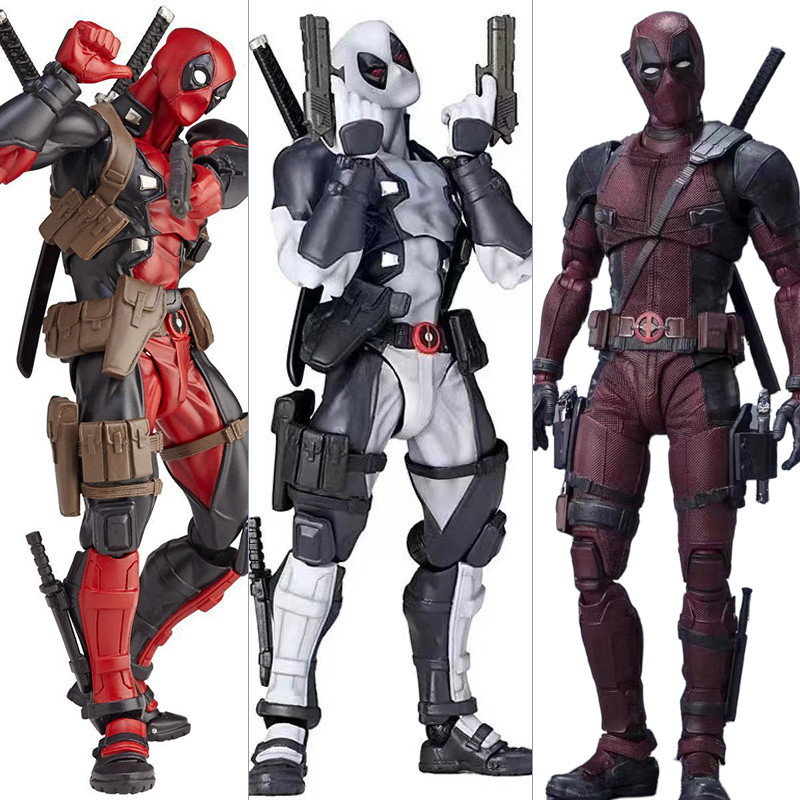 Revoltech Deadpool 2.0 ของเล่น Action Figure Shf 011EX Mafex Deadpool Marvel Legends Movable Joint รุ่น ราคา ถูกที่สุด ดีลบีเคเค แกลเลอรีภาพที่ 3