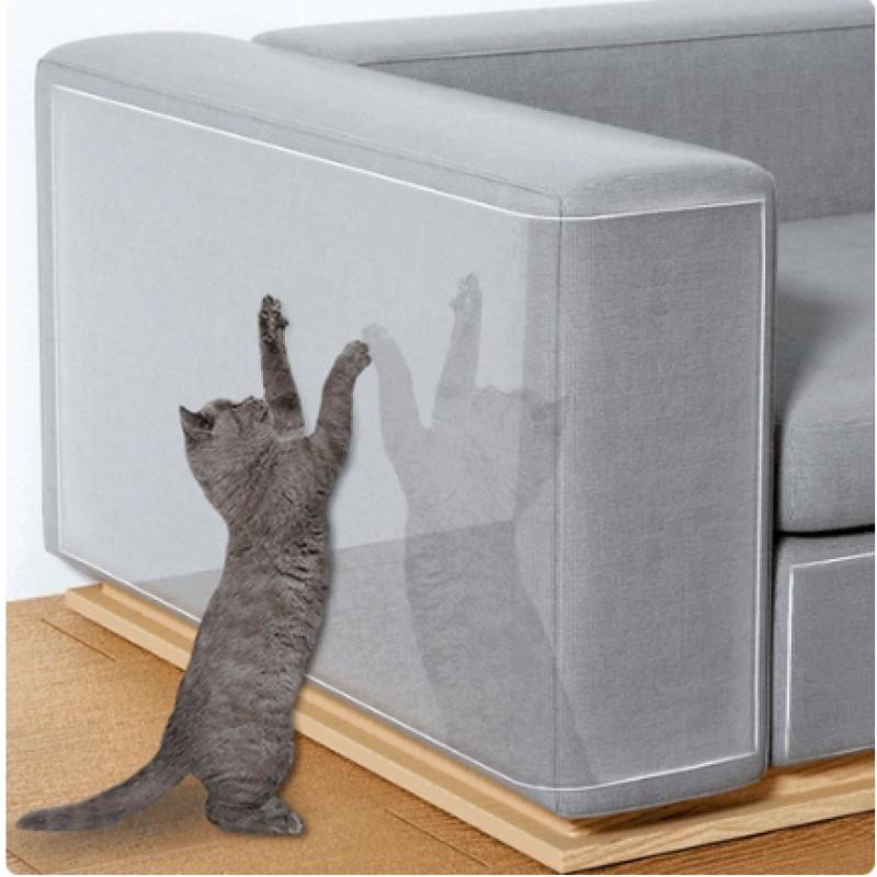 Cat Scratch โซฟาแผ่นป้องกัน Self-กาวสัตว์เลี้ยงเฟอร์นิเจอร์ Protectors ฝาครอบ Anti-แมว Scratch โซฟาสติกเกอร์