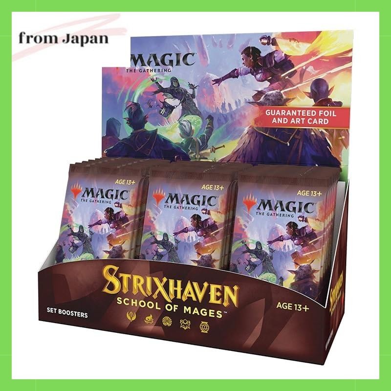 Magic: The Gathering Strixhaven: School Of Mages Set Booster เวอร์ชันภาษาอังกฤษ Box C84460000 การ์ดส