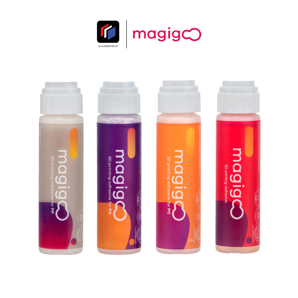 Magigoo กาวน้ำทาฐาน เครื่องปริ้น 3D ป้องกันงานหลุด ใช้ง่าย ไม่ทิ้งคราบ ทำให้วัดฐานได้แม่นยำ มีให้เลือกหลายสูตร