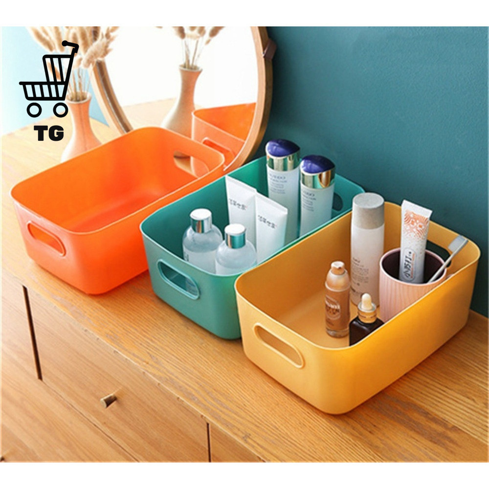 กล่องเก็บของเดสก์ท็อปสี่เหลี่ยมสำนักงานกุญแจโต๊ะเครื่องสำอางจัดตะกร้าเก็บของห้องครัวกล่องเก็บของ G2065 - รูปที่ 6