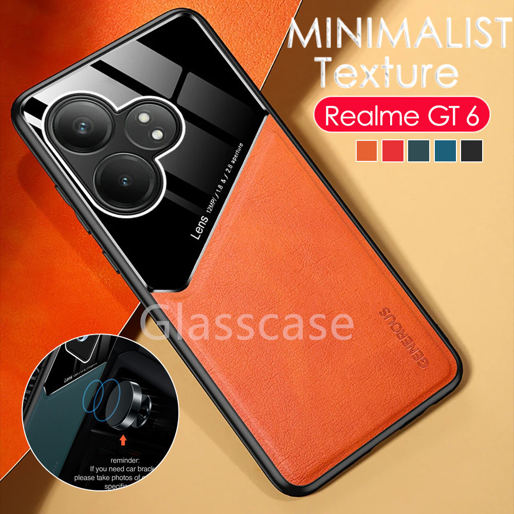 Realme GT 6ปลอกสําหรับRealme GT 6 6T GT6 GT6T Neo 6se Neo6 Neo6se 2024 แฟชั่นหนังเนื้อเคสโทรศัพท์ซิลิโคนกันกระแทกป้องกันกันชนกลับปกอ่อน