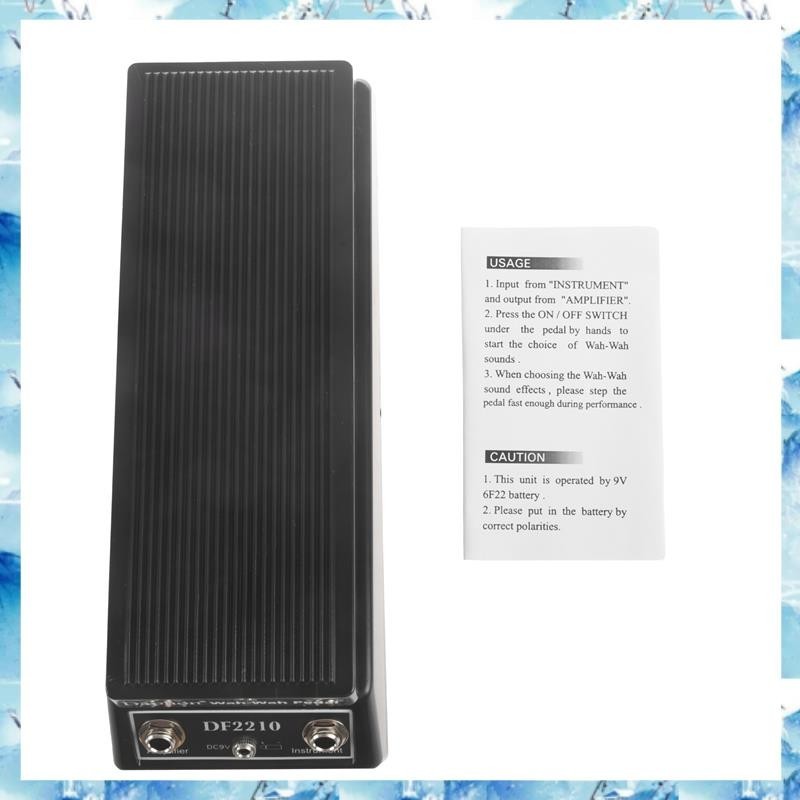 [ ] คลาสสิก Wah Pedal Df2210 กีตาร์ไฟฟ้า Wah Wah Pedal สําหรับกีตาร์ไฟฟ้าเครื่องเล่น Dj Pedal Power 