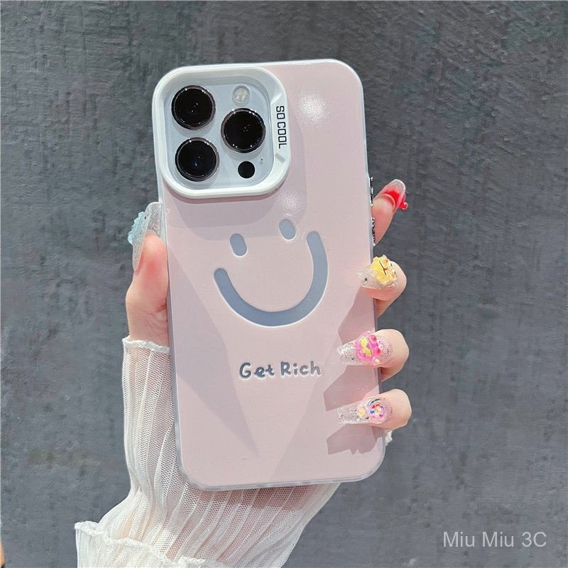 น่ารักสนุกสร้างสรรค์สายยิ้มเคสโทรศัพท์ไอโฟนเข้ากันได้กับ iPhone 15 PRO MAX 14 PLUS 13เคสซิลิโคน12 PRO MAX 7 plus XS MAX 8 PLUS XR 11 Pro 13 15 PLUS กันตกกันฝุ่น ebj8