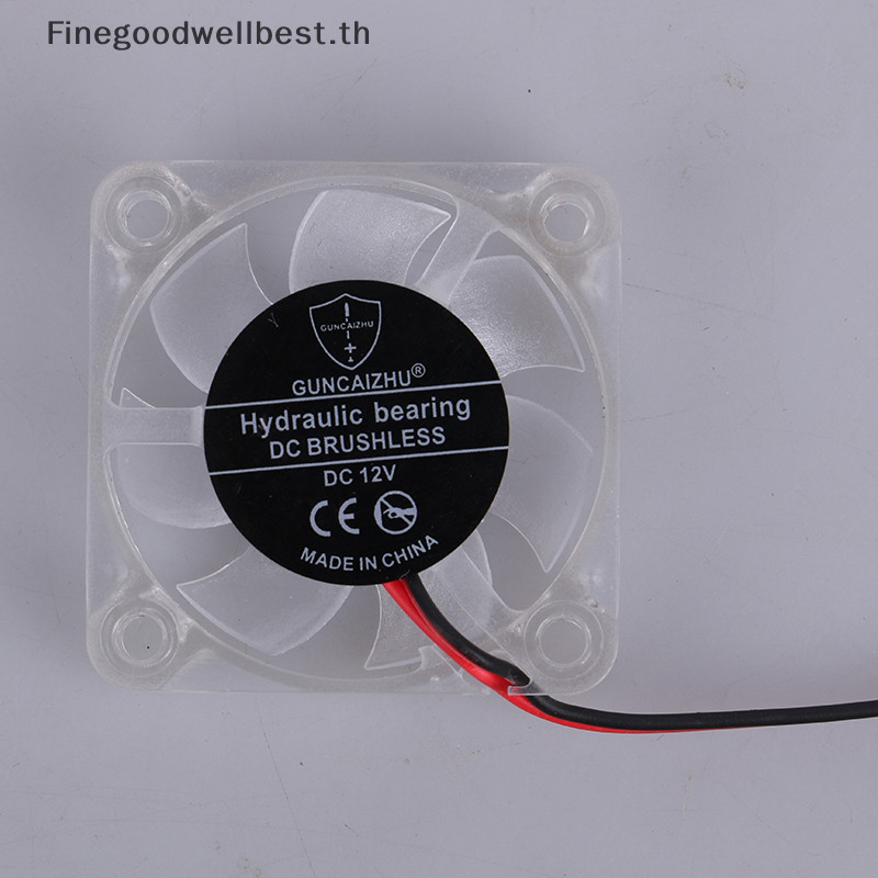 Fbth 4010 DC 5v 12v 24v พัดลมระบายความร้อน LED Iight Emitg แบริ่งไฮดรอลิก 2pin ร้อน