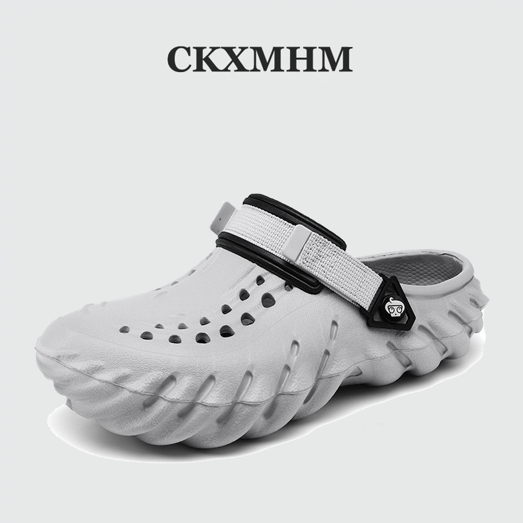 CKXMHM 38-45 รองเท้าแตะผู้ชาย ดีไซน์เรียบง่าย บางเบาแต่ทนทาน ผลิตจากวัสดุ EVA รองเท้าแตะไซส์ใหญ่