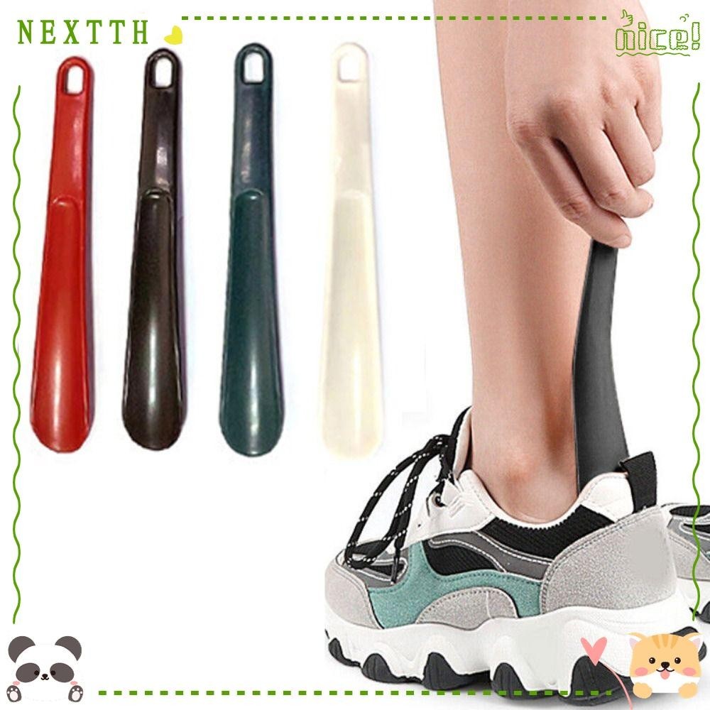 Nextth ด้ายรองเท้า, แตรรองเท้าด้ามสั้นทรงช้อน, อุปกรณ์ดึงรองเท้าพลาสติกแบบพกพา