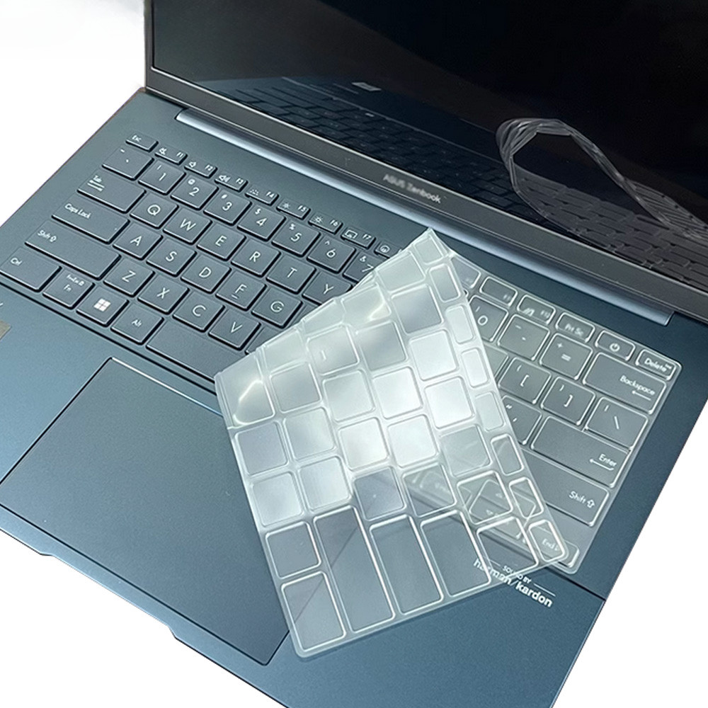 แป้นพิมพ์แล็ปท็อปสําหรับ Asus Zenbook 14 OLED UX3405MA UX3405 UX3405MA-PZ075W 2024 ซิลิโคน Clear Ski