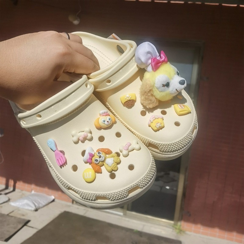 รองเท้า cross แท้  Platform Clog 4.1cm ร้องเท้าหัวโต กันลื่นรองเท้า#206750