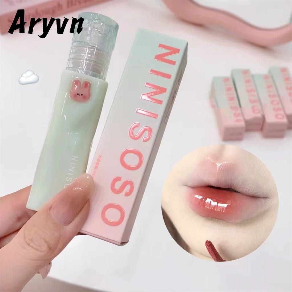 ARYVN 3D ลิปกลอส ลิปสติก สีสวย ธรรมช่ติ ไอซ์-คลีร์ ลิปเฉดวารี่ มิลเรอร์