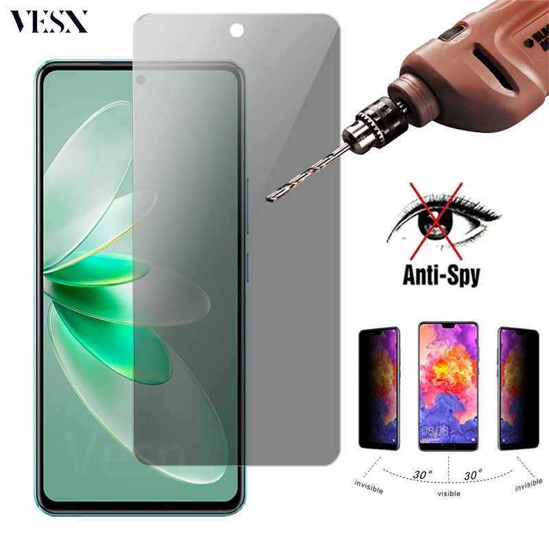 ฟิล์มกันแอบมอง ฟิล์มกันเสือก ฟิล์มกระจก VIVO V40 V30 Lite V29E V27E V25 V25E V23 V23E V20 SE S1 Pro 4G 5G 2024