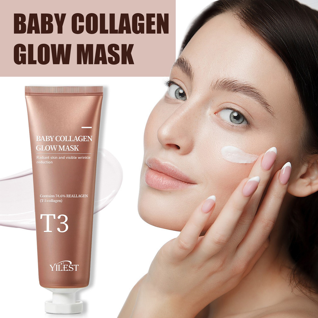 Anti-Wrinkle Firming T3 Collagen Pestlo Mask Peeling Mask Restore Girl Skin Collagen Glow Mask