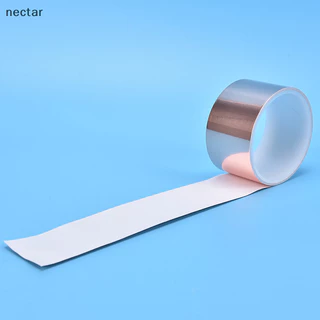 TAR 50 มม. x EMI เทปฉนวนฟอยล์ทองแดง Conductive Self กาว Barrier กีตาร์ใหม่ N