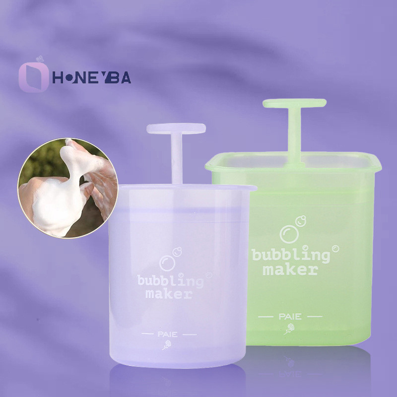 <Honeyby> แบบพกพา Foaming Clean Tool Face Cleanser อาบน้ําแชมพูโฟม Maker Bubble Foamer - รูปที่ 3