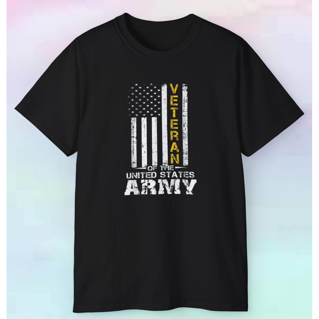 Mens Mens Veteran Of United States Army Distressed Shirt | ทหาร