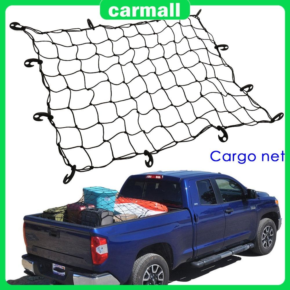 Bungee Net Truck Bed Cargo Net Heavy Duty Truck Bed Net Travel Rack Elasticity Roof กระเป๋าเดินทาง C