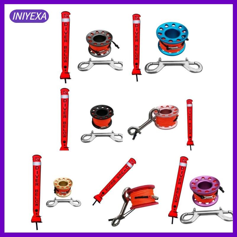 [Iniyexa] Diving SMB Marker Buoy Dive Reel - กะทัดรัด พกพา และ