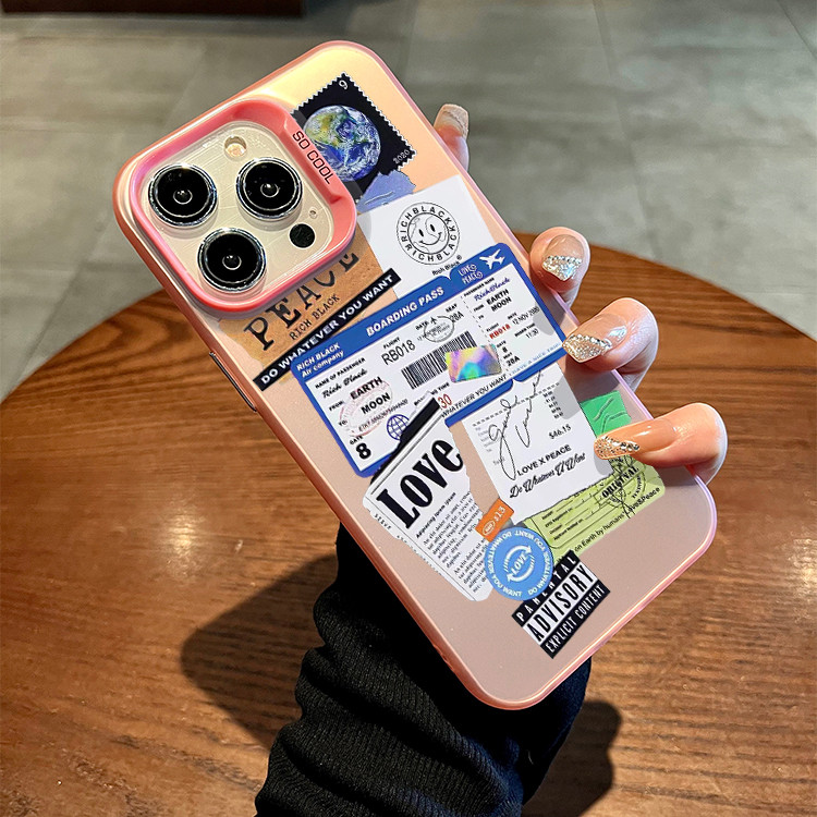 สำหรับกรณีโทรศัพท์ Samsung GALAXY A12 A03S A13 A23 A14 A15 A05 A53 A34 แท็กตั๋วเครื่องบินแฟชั่น IMD กรณีโทรศัพท์โฮโลแกรม - รูปที่ 7