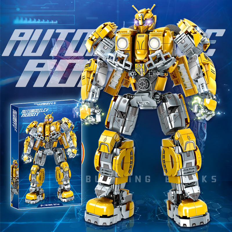 ✨[คลังสินค้าพร้อมของแท้จัดส่งที่รวดเร็ว] Lego Mecha Set Lego Building Blocks Transformers Bumblebee 